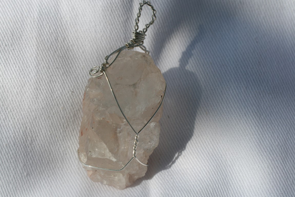 Pink Nirvana Quartz Pendant self acceptance 5264